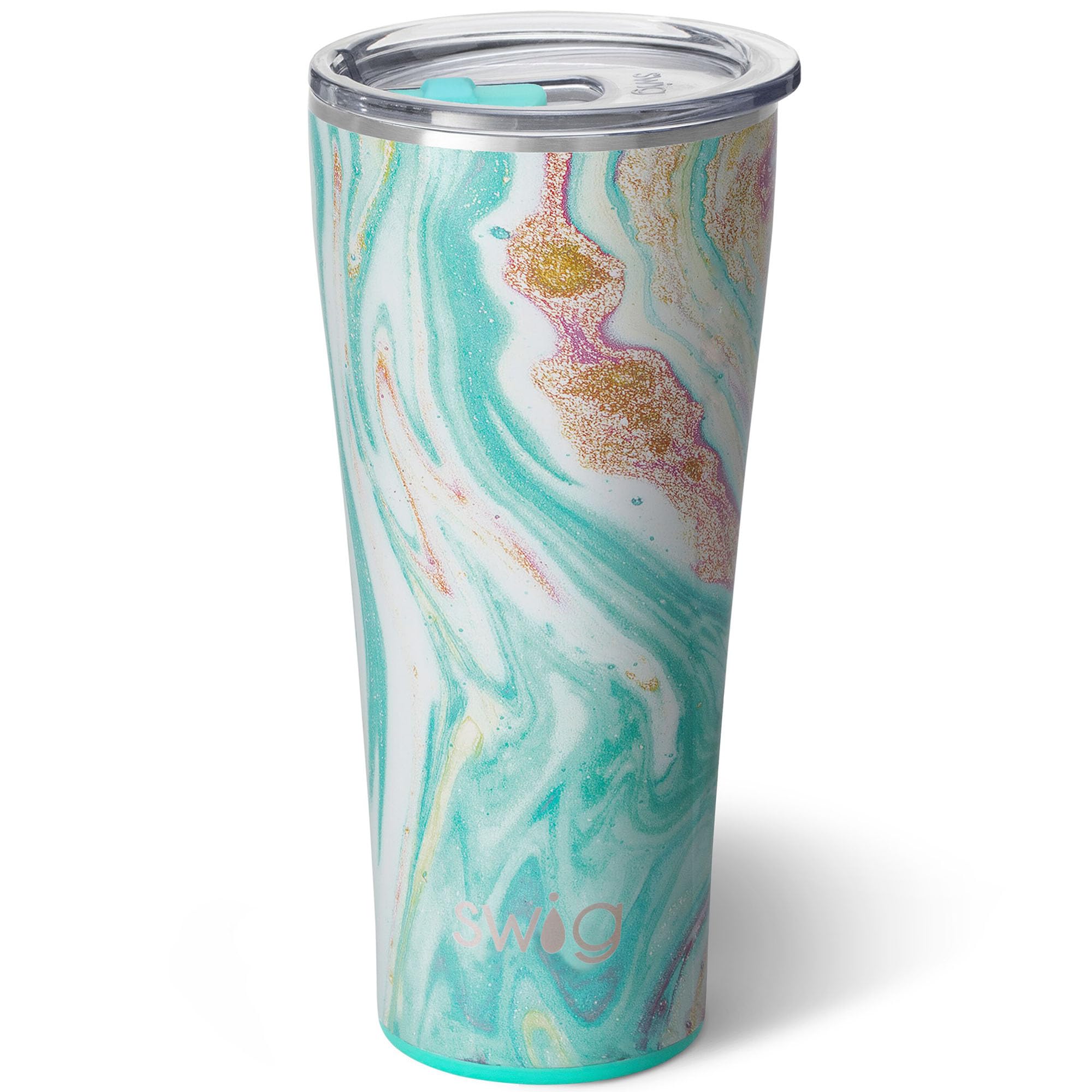 Swig Life 32oz Insulated Tumbler, Travel Coffee Tumbler with Lid, Cup Holder Friendly Travel Coffee Mug, Stainless Steel with Lid (Wanderlust) Image