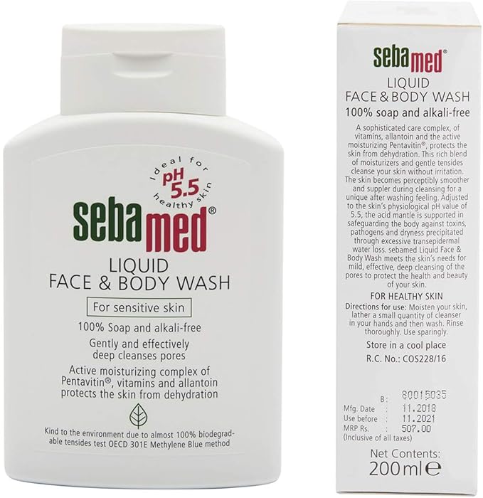sebamed lıquıd face body wash