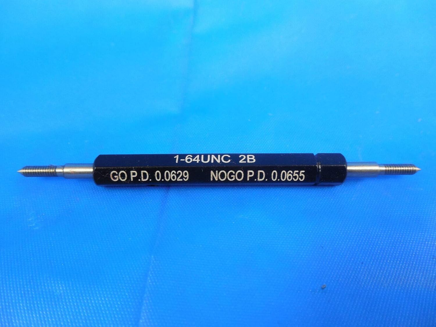 New 1 64 UNC 2B Thread Plug GAGE #1 .073 GO NO GO P.D.'S = .0629 & .0655 1-64: Amazon.com 
