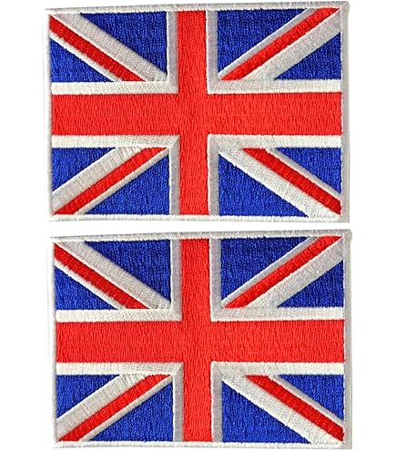 Parche Bordado Bandera Union Jack Inglés UK Reino Unidos Termoadhesivo UK - Foto 8