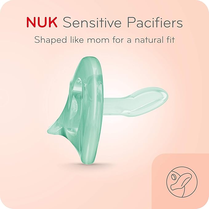 nuk pacifier 2pk sz1 sensitive