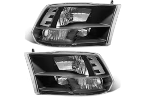 ADCARLIGHTS for 2009-2018 Dodge Ram Headlight Assembly compatible with 2009-2018 Ram 1500/2010-2018 Ram 2500 3500/2019-2021 R