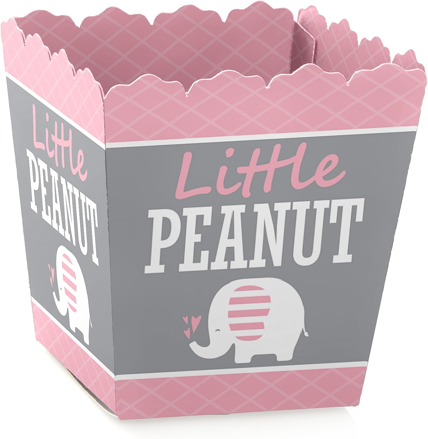 pink elephant baby shower favors