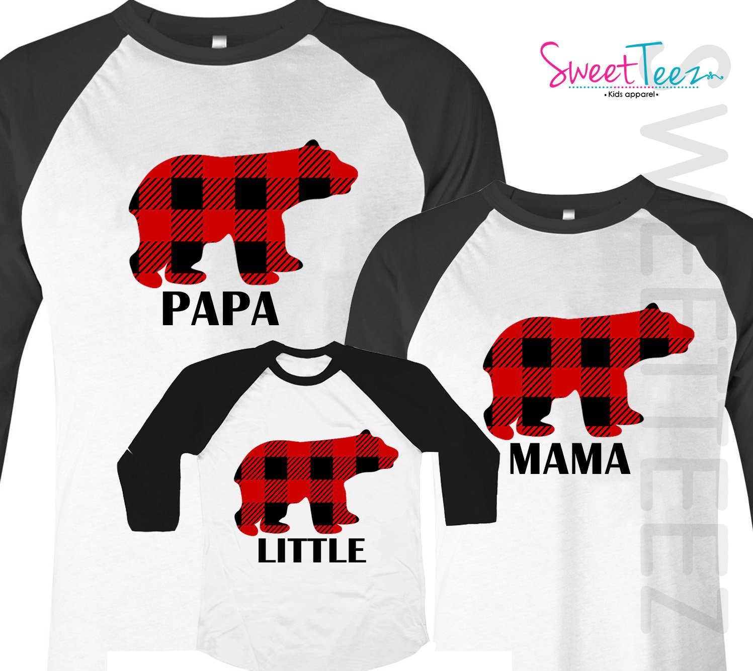 mama bear papa bear baby bear shirts