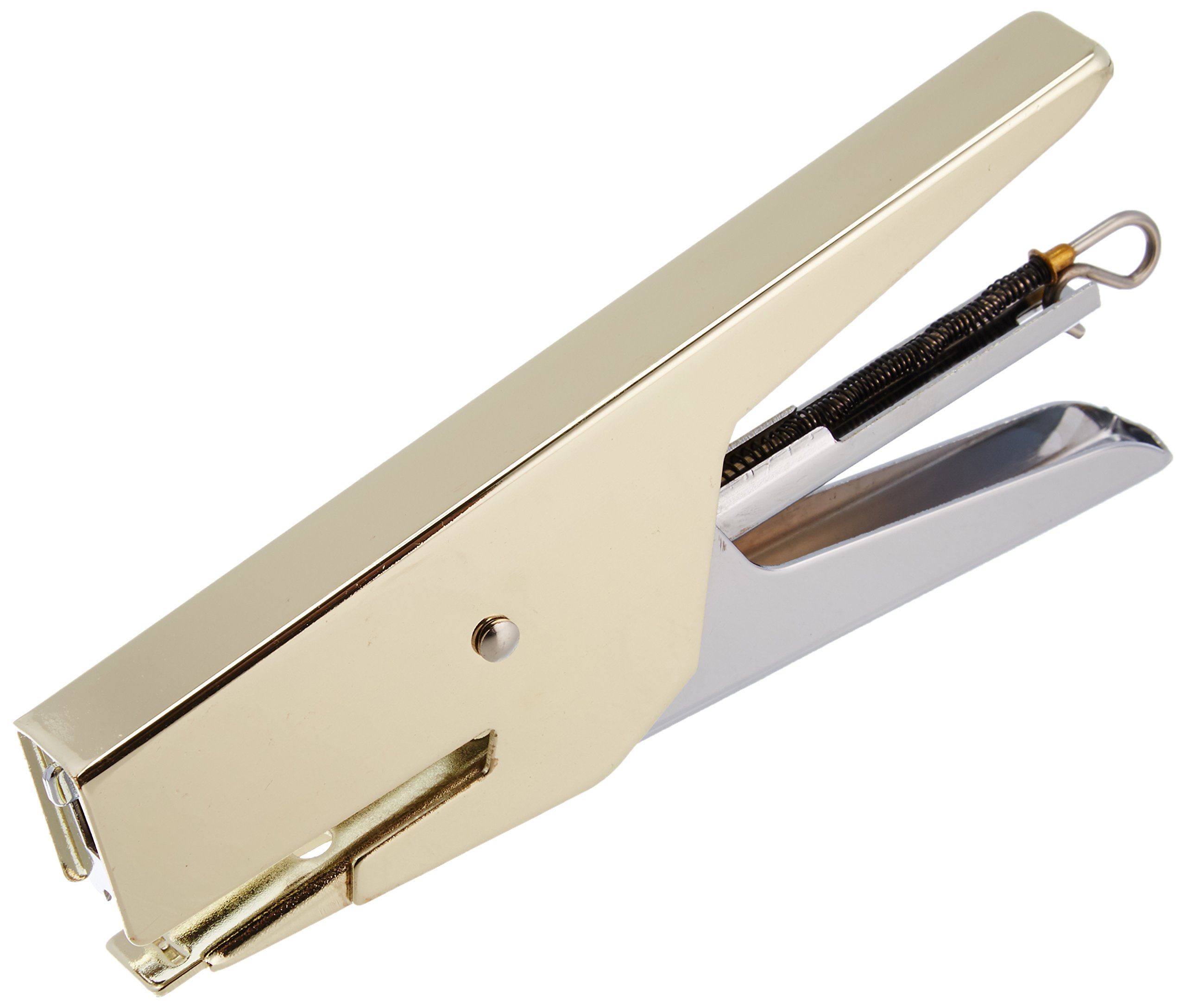 American Crafts DIY Shop 3 Heavy Duty Mini Stapler W/100 Staples Gold, Acrylic, Multicolour, 1.9x10.16x20.95 cm