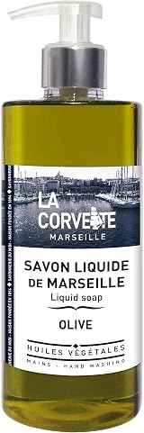 La Corvette Liquid Marseille Soap 500ml 100% Vegetable Oils Moisturising view 1