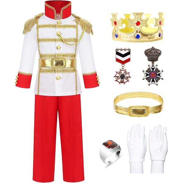 Morph Déguisement Prince Adulte, Costume Charmant Homme, Tenue Carnaval