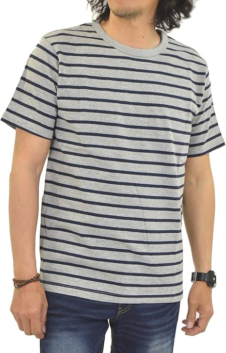 Amazon アダマス Tシャツ メンズ ボーダー 厚手 半袖 ヘビーウェイト 天竺 Tシャツ カットソー 通販 Amazon アダマス Tシャツ メンズ ボーダー 厚手 半袖 ヘビーウェイト 天竺 Tシャツ カットソー 通販