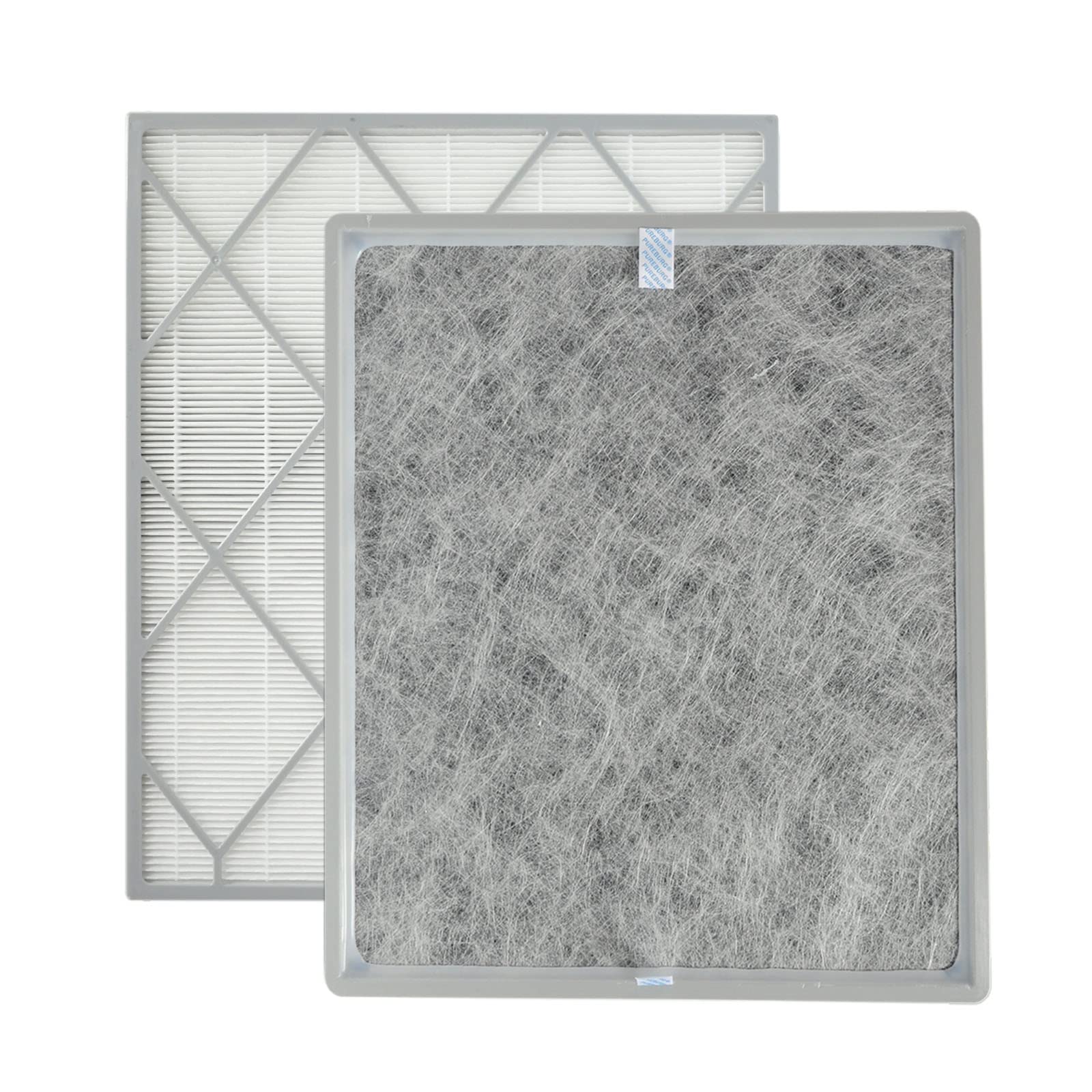 PUREBURG Replacement Filter Compatible with Shark Air Purifier 4 HE400UK HE400,1-Pack H13 HEPA Activated Carbon 4-Stage Filtration