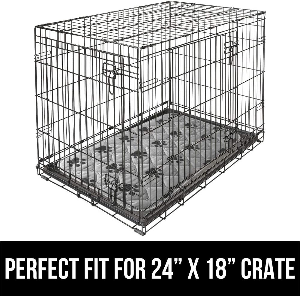 GORILLA GRIP Original Reusable Pad and Bed Mat for Dogs, 22x16, Absorbs 1.5 Cups, Oeko Tex Certified, Washable, Waterproof, Puppy Crate Training, Furniture Protection Pet Pads, Fits 24-inch Dog Crates : Pet Supplies