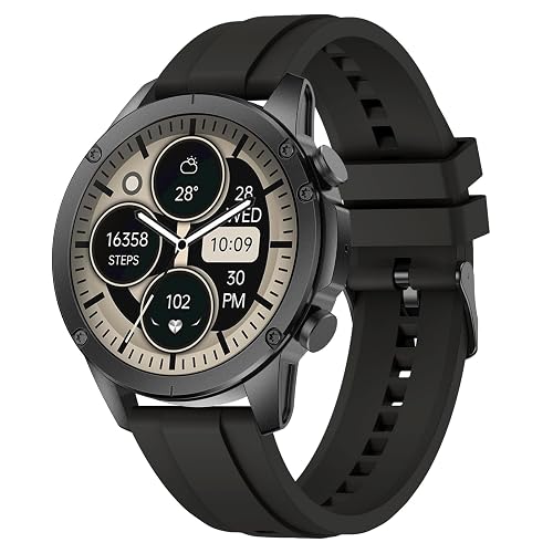 Smart Watch (Answer/Dial Call), Fitness Tracker with 1.43" AMOLED Touch Display, 123 Sport Modes Smartwatch with Heart Rate Blood Oxygen and Sleep Monitor, IP68 Waterproof Smart Watches for Men Women