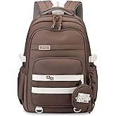 YJMKOI Kids Backpack for Girls Middle-School Elementary Bookbags Aesthetic Backpack for Teen Girls-Boys