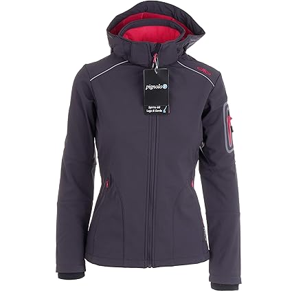 Softshelljacken für Damen auch als Fahrrad-regen-jacke für große Mädchen Funktions-Outdoor-Wandern-Jacke atmungsaktiv wassera