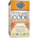 Garden of Life Vitamin C - Vitamin Code Raw C Vitamin Whole Food Supplement, Vegan, 120 Capsules