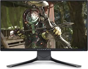 Alienware 25 AW2521HF 24.5 inch Gaming Monitor (Dark), Dark Grey- Dark Side of the Moon