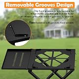 Raweao Woodfire Stand for Ninja OG701 Foldable BBQ Grill Stand view 4