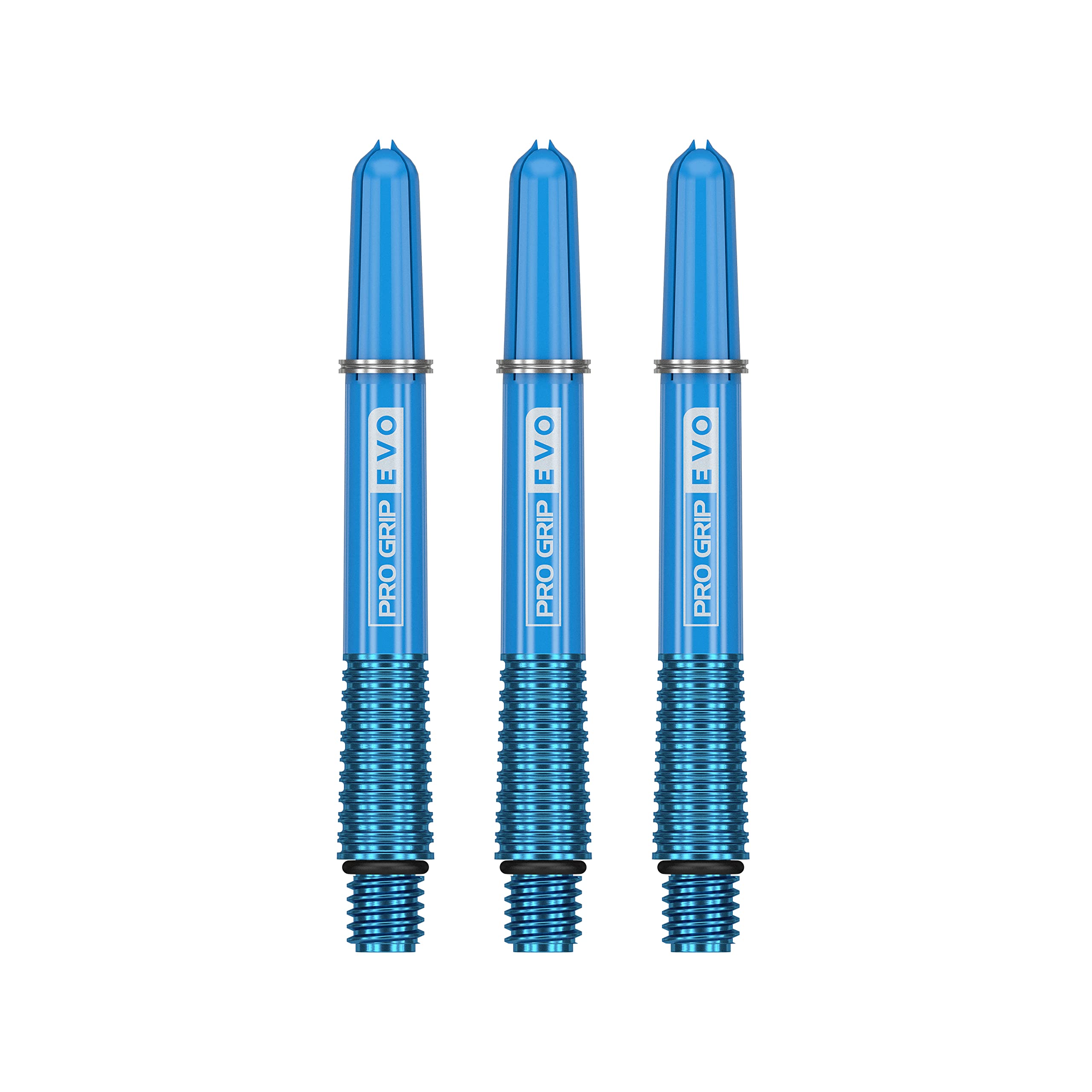 Target Darts Pro Grip Evo Blue Aluminium Intermediate Dart Shafts