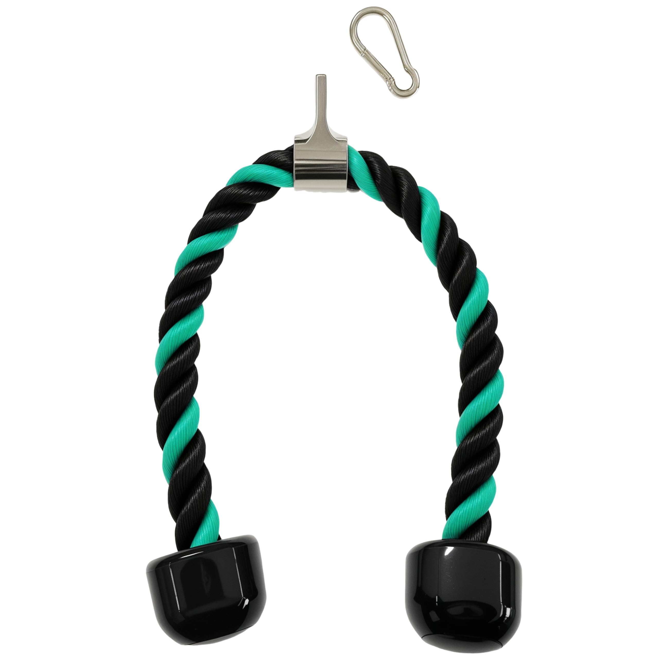 qibylift Tricep Rope Cable Attachments Cable Machine Accessories for Home Gym, 27 Inch Tricep Rope For Pulley System Attachment, LAT Pull Down, Cable Machine Attachments, Weight Fitness