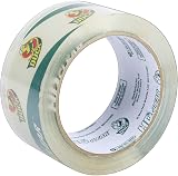 Duck Heavy-Duty Clear Packaging Tape 50mm x 25m for Parcels Boxes view 2