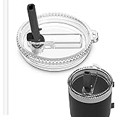 30 oz Flip Straw Lid for YETI 30/32 oz Tumbler,Yeti 26/35/42 oz Straw Mug, Straw Lid for YETI Rambler Drinkware, Shatter-Proof and Dishwasher Safe, Black