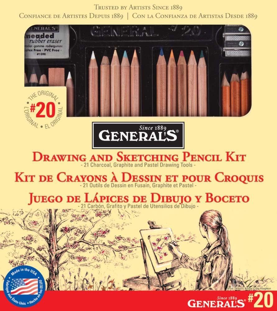 General Pencil Classic Sketching and Drawing Kit Amazon.co.uk Kitchen