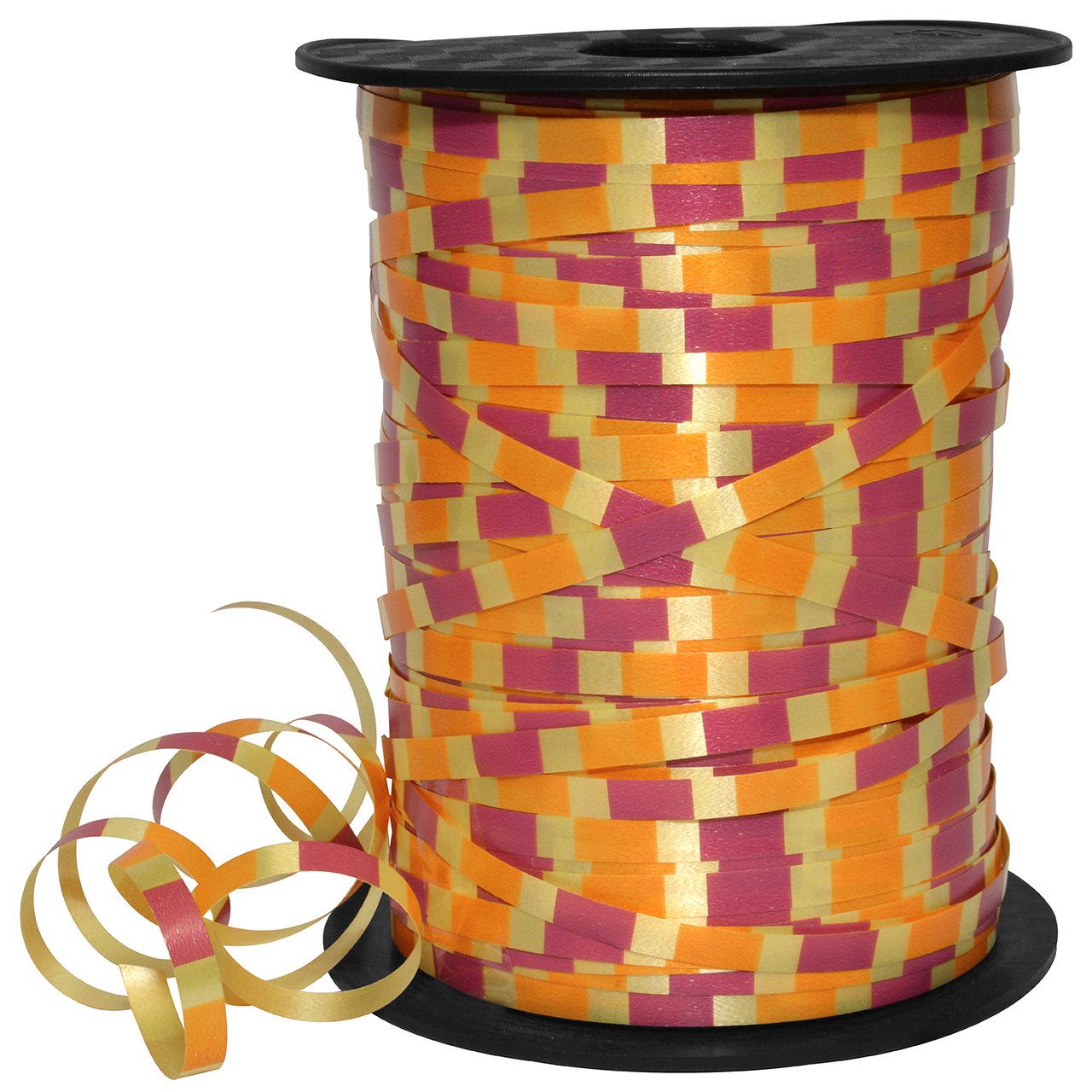 Morex Ribbon Harlekin Curling Ribbon, Polypropylene, 3/16 inch by 500 Yards, Cerise, Item 32805/500-606, 3/16" by 500 yd