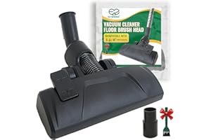 EZ SPARES Universal Vacuum Cleaner Floor Brush Head,32/35mm Attachment for Hard Floor and Carpet, 2-in-1 Combo Tool with Swiv