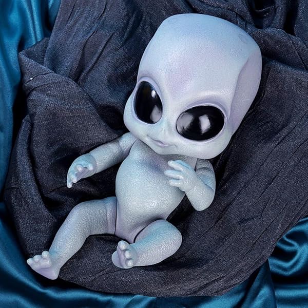 Amazon.com: Cute Alien Reborn Baby Dolls Silicone Vinyl Full Body