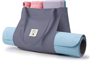 Yoga Bags for Women with Yoga Mats Bags Carrier Carryall Canvas Tote for Pilates Shoulder for Travel Office Beach Workout