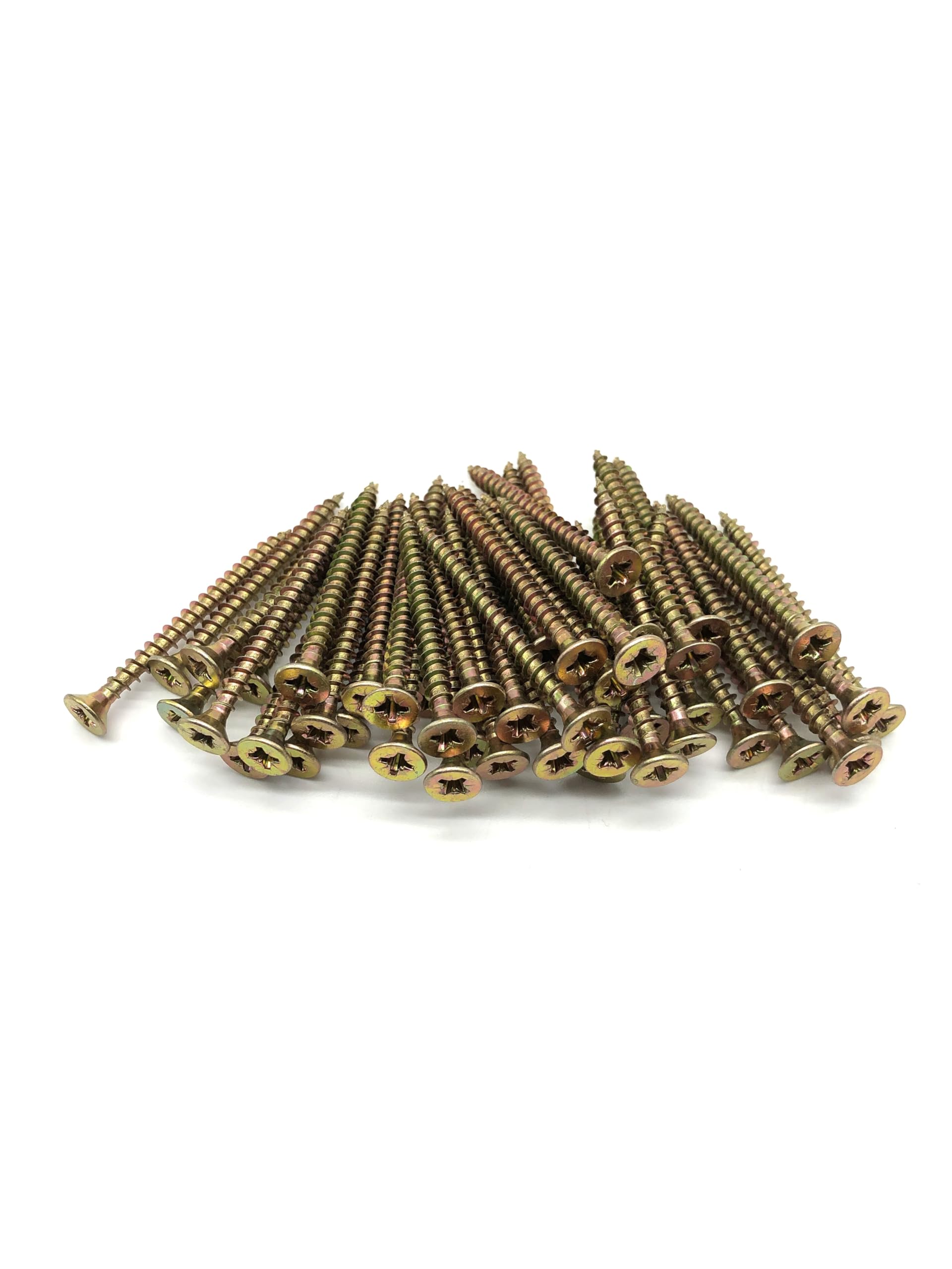 100 Pcs Wood Screws Double Countersunk General Purpose (4.5mm x 50mm)