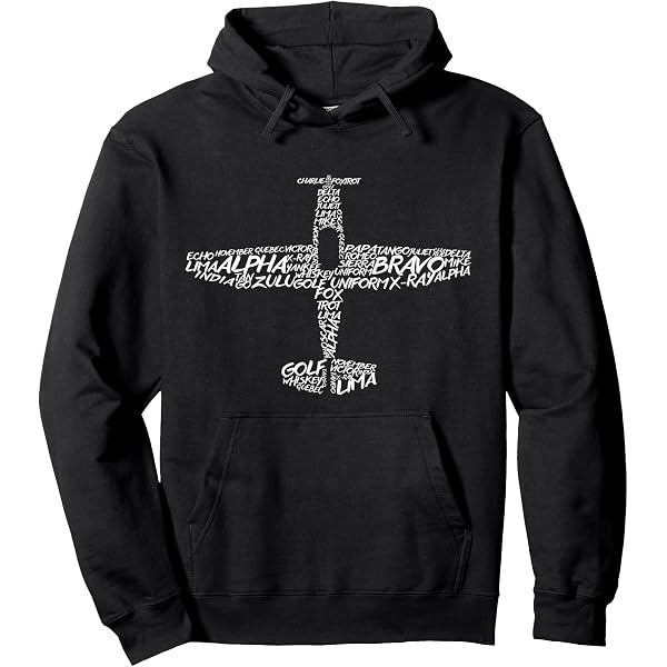 Sudadera Con Capucha De Aviación – Avión En Pista Y Alfabeto Fonético – Regalo Para Pilotos