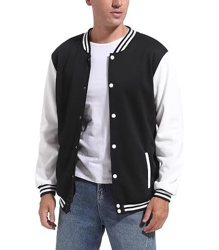 Mitchell & Ness HBCU Varsity Jacket, White Polyester Satin, Mens