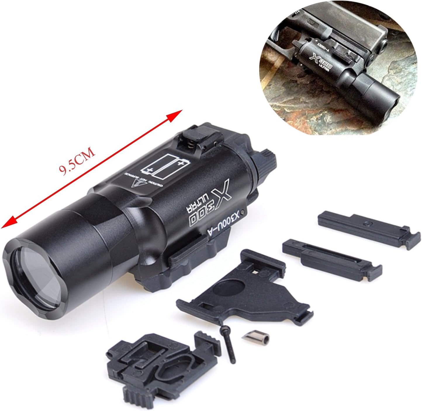 Element Airsoft Tactical X300 Ultra Weapon Lights Pistol lanterna
