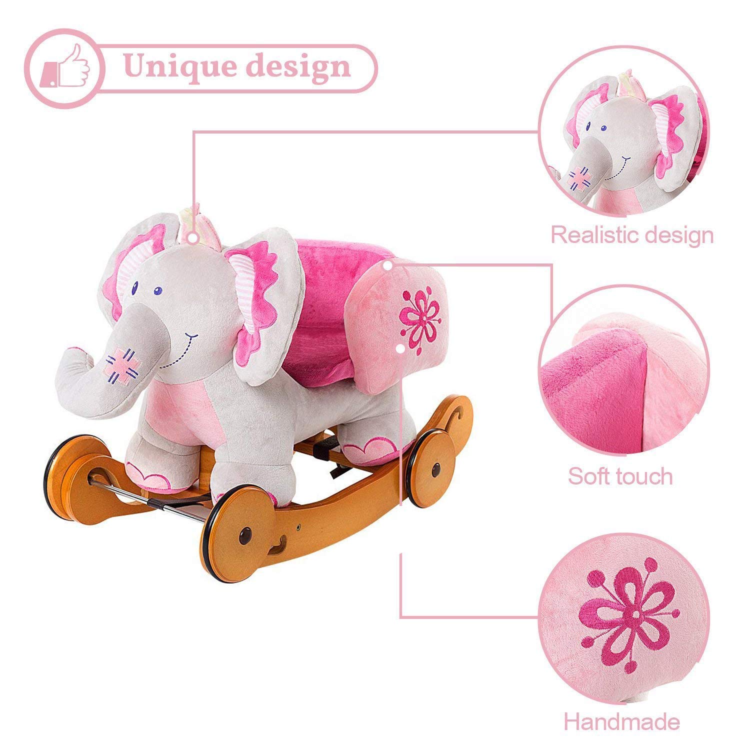 Bebe Utilisation 2 En 1 Pour Petits Enfants Jouet A Bascule Bebe Siege Balancoire Bebe Bascule Interieur Exterieur Siege Bascule Bebe Fille Garcon Animaux Bascule Hya Bl Labebe Cheval A Bascule Enfant Bleu Elephant Bascule Bois Avec Roues 6 36