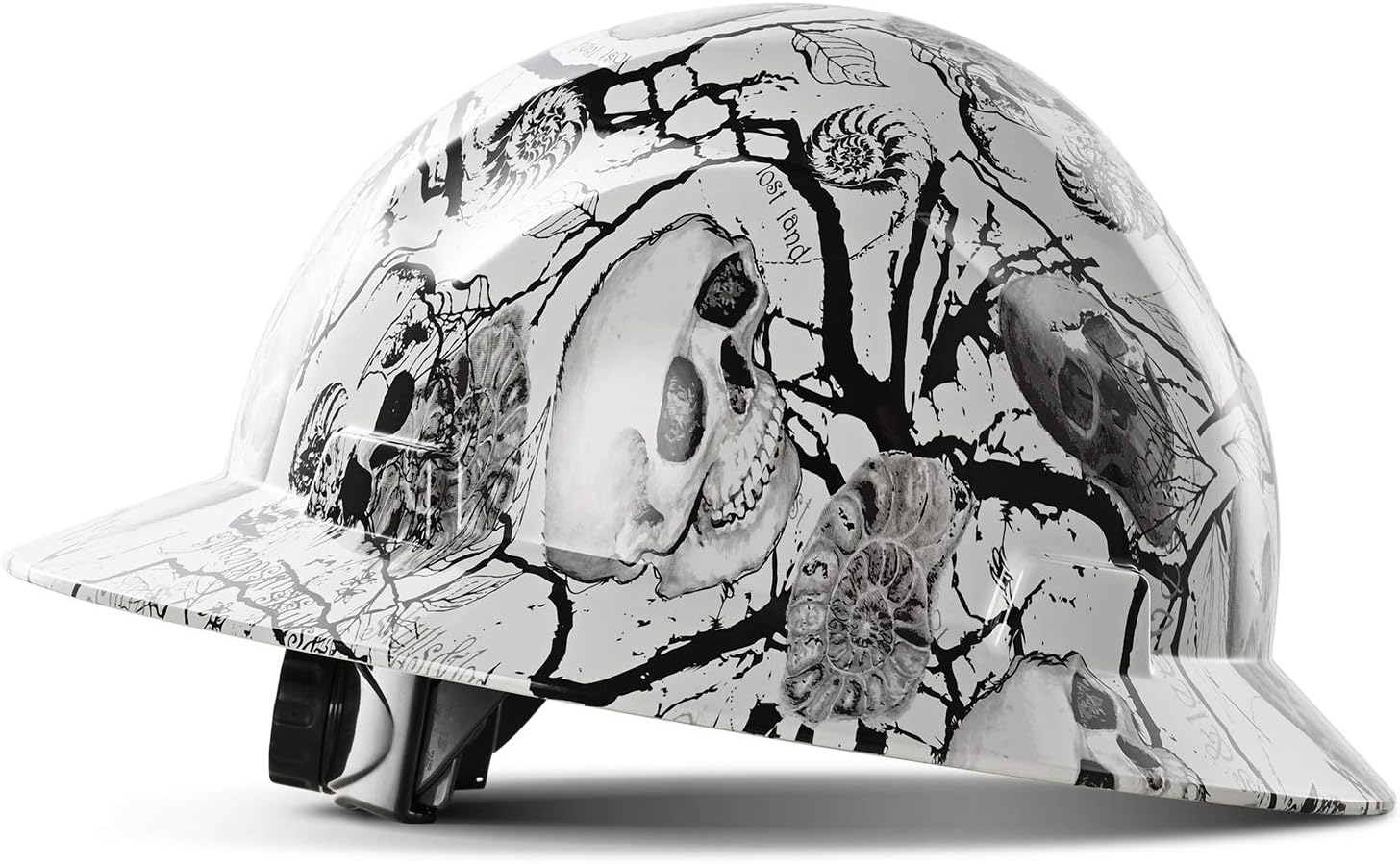 LANON Full Brim Hard Hats, Adjustable ABS Safety Helmet with 4 Point Ratchet Suspension, Work at Height and Rescue, Class C - - 