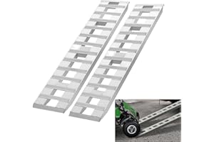 VEVOR 72" x 15" Aluminum Ramps, 6000 LBS Capacity Loading Ramps for Motorcycle/Dirt Bike/Trailer/ATV/UTV/Garden Tractor/Lawn 