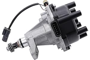 LEVANLIGHT Ignition Distributor with Cap & Rotor Compatible for Nissan Pathfinder Frontier Xterra Quest Infiniti QX4 Mercury Villager 3.3L V6, Repalces# 22100-1W601, 22100-1W600