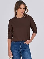 ANRABESS Sweaters for Women Long Sleeve Lightweight