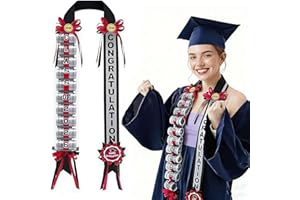 Graduation Money Lei Class of 2026, Ribbon Leis Grad Cash Gifts Party Supplies & Photo Props, for High School College Party S