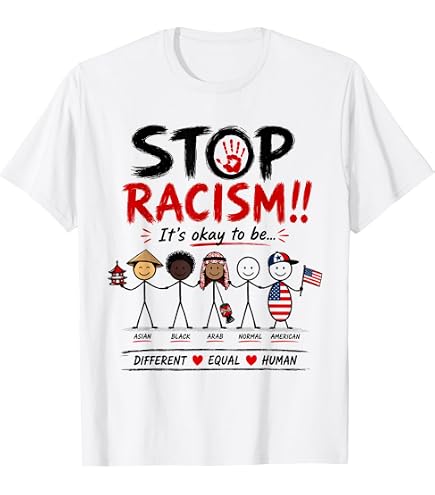 Amazon.com: Stop Racism It's Okay to be Long Sleeve T-Shirt