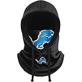 NFL Team Logo Black Drawstring Winter Cap Hooded Gaiter Balaclava Face Cover