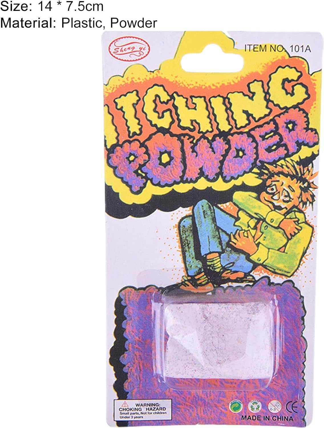 Yxinjy 2 Pcs Purple Funny Itching Powder Safe Broken Glass Itching Powder Feminine Powders Feminine Care Helpful Easy to Carry