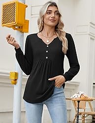 Zeagoo Plus Size Tops for Women Long Sleeve Dressy