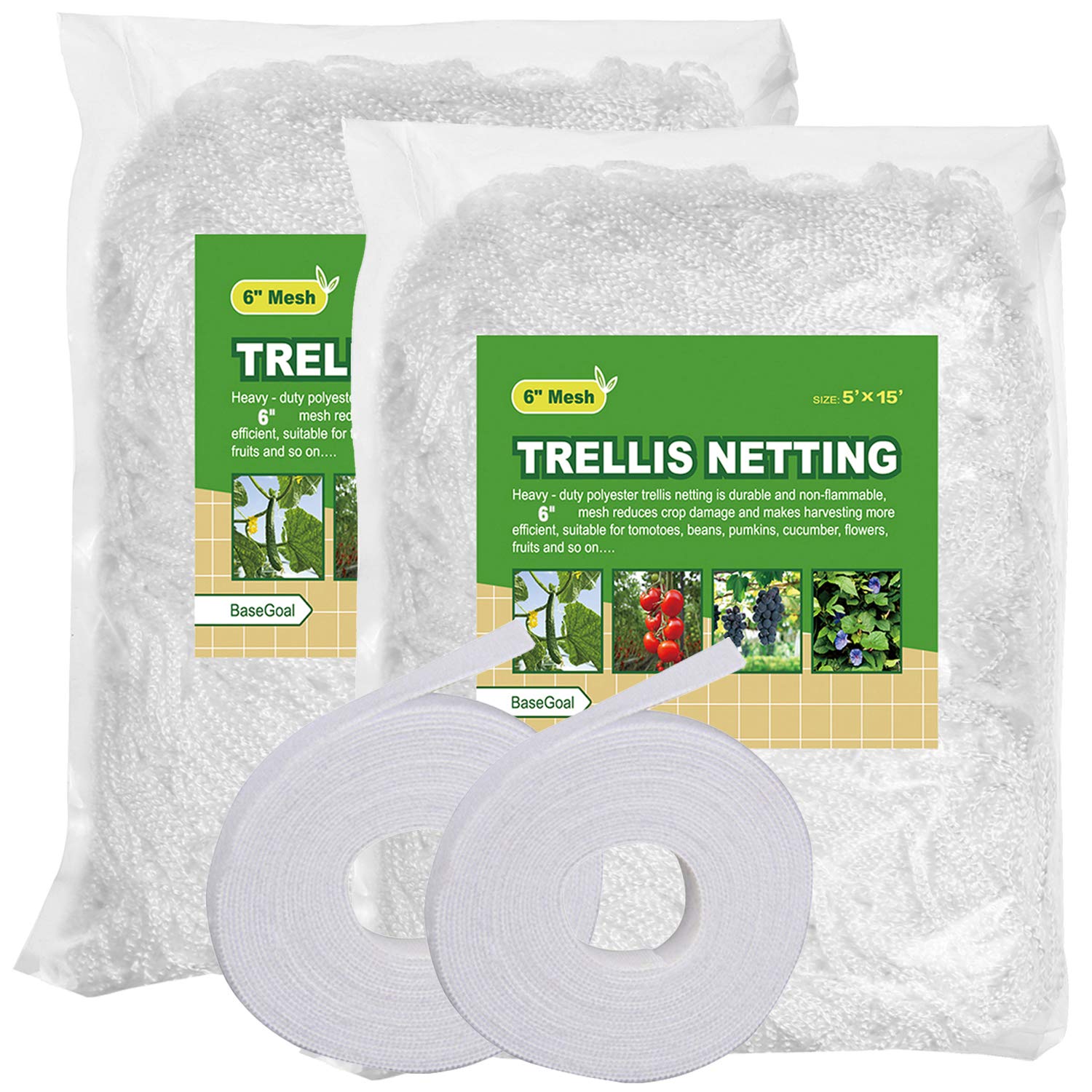 Weather String Buy All-Weather Trellis Netting Mesh Garden Vine Growing Flexible ...