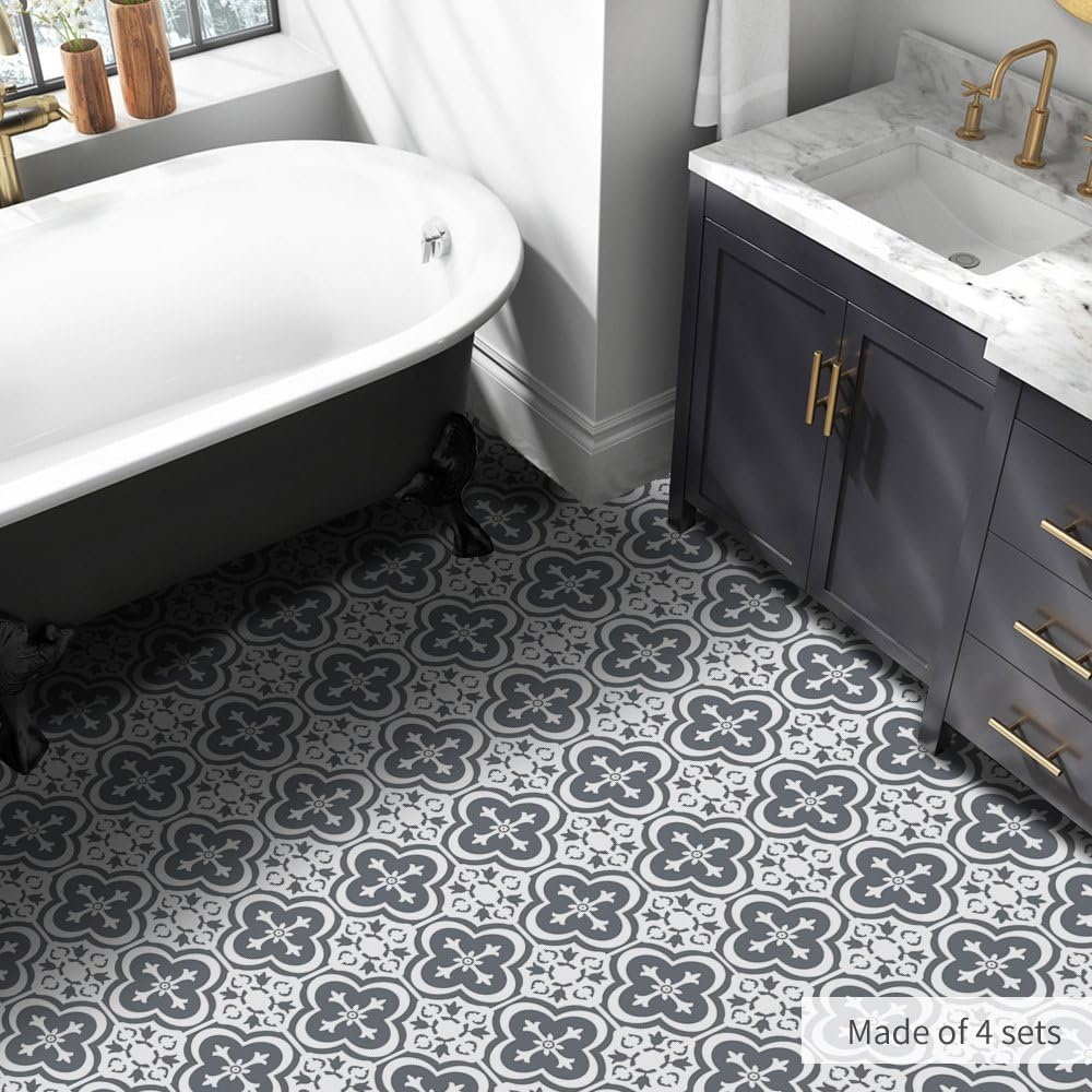 Alwayspon Vinyl Floor Wall Tiles Floor Sticker - Image 3