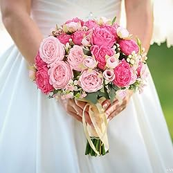 MARTINE MALL 12 Packs Peonies Artificial