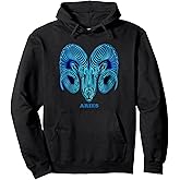 Aries Personality Astrology Zodiac Sign Horoscope Design Pullover Hoodie