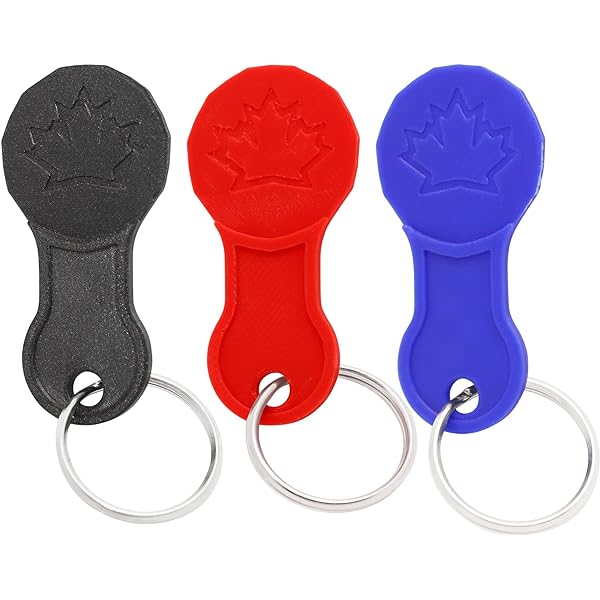 Trolley Key Example Shopping Trolley Token Supermarket Cart Key 10-Pack Keys - Acrylic ...