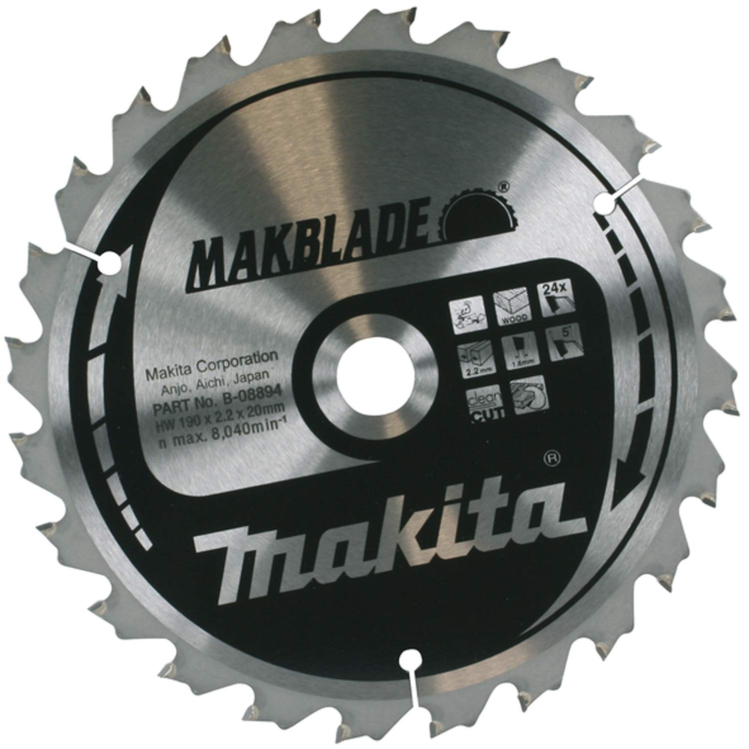 Makita B-32708 Makblade 190x20x24T