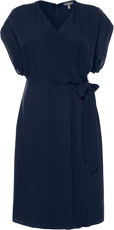 Ulla Popken MIXED FLOWER SLEEVELESS SWING - Vestito di maglina - marine/blu scuro